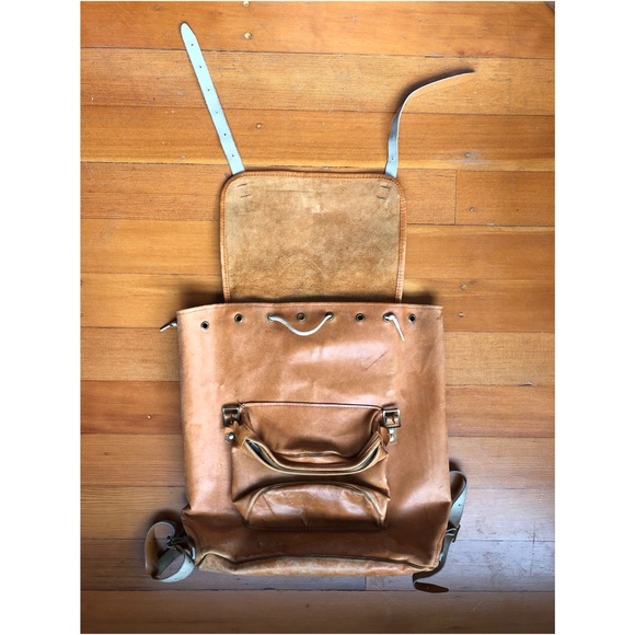 norwegian leather backpack